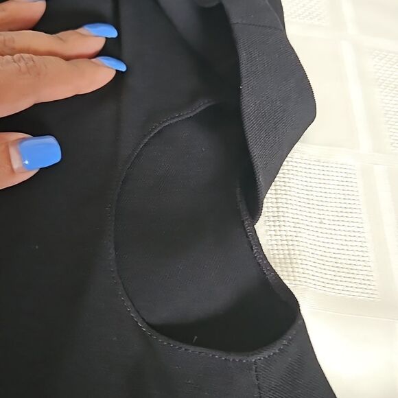 Zara Ladies Side Cut Out Maxi Dress XS Black - Picture 12 of 16